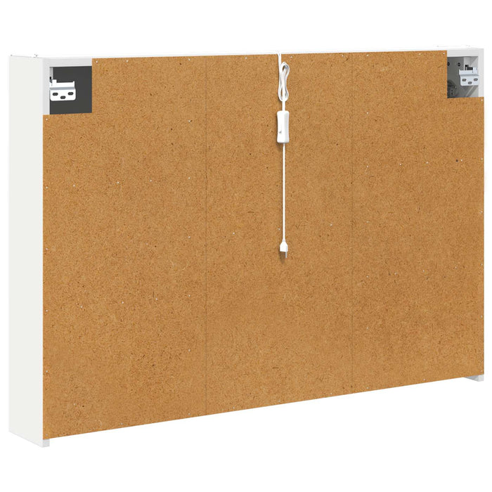 Dulap cu oglindă pentru baie Alb 103,5 x 15,5 x 70 cm - WALTI WALTI