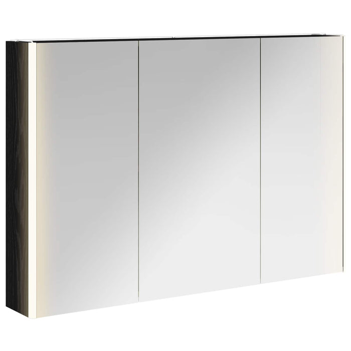 Dulap cu oglindă pentru baie Stejar Negru 103,5 x 15,5 x 70 cm - WALTI WALTI