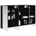 Dulap cu oglindă pentru baie Stejar Negru 103,5 x 15,5 x 70 cm - WALTI WALTI