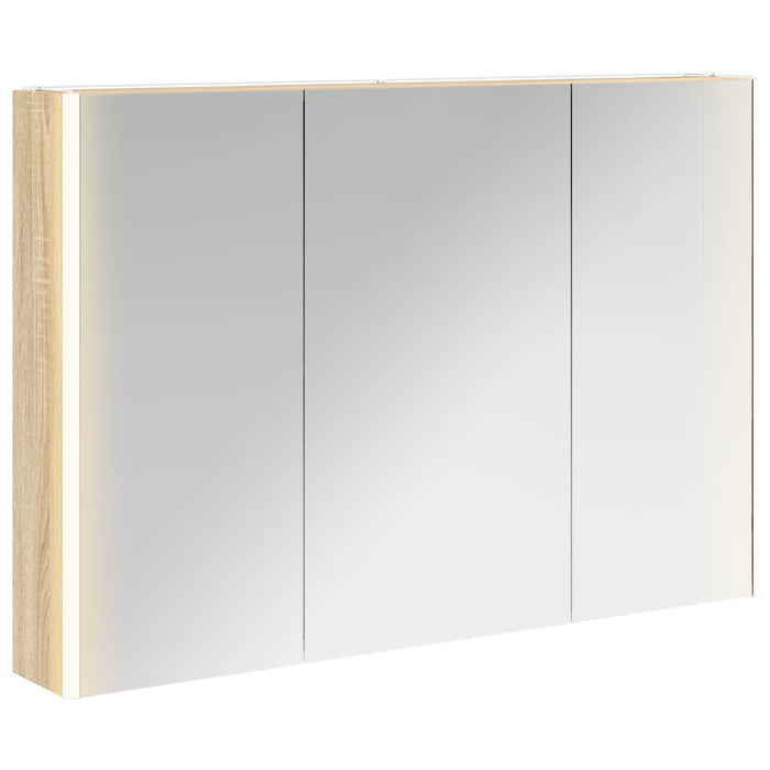 Dulap cu oglindă pentru baie Stejar Sonoma 103,5 x 15,5 x 70 cm - WALTI WALTI