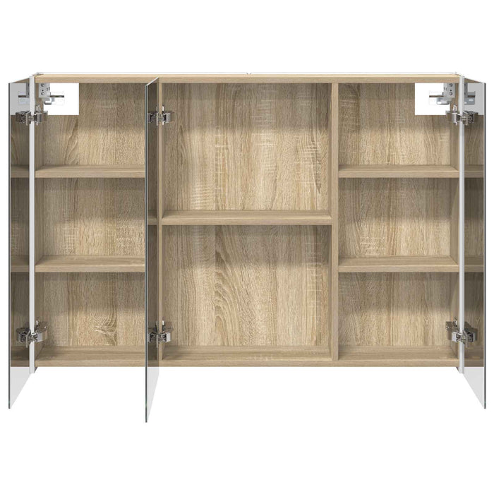 Dulap cu oglindă pentru baie Stejar Sonoma 103,5 x 15,5 x 70 cm - WALTI WALTI