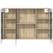 Dulap cu oglindă pentru baie Stejar Sonoma 103,5 x 15,5 x 70 cm - WALTI WALTI