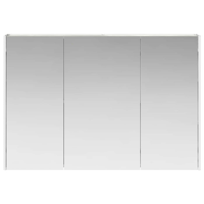 Dulap cu oglindă pentru baie Gri din beton 103,5 x 15,5 x 70 cm - WALTI WALTI
