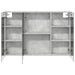 Dulap cu oglindă pentru baie Gri din beton 103,5 x 15,5 x 70 cm - WALTI WALTI
