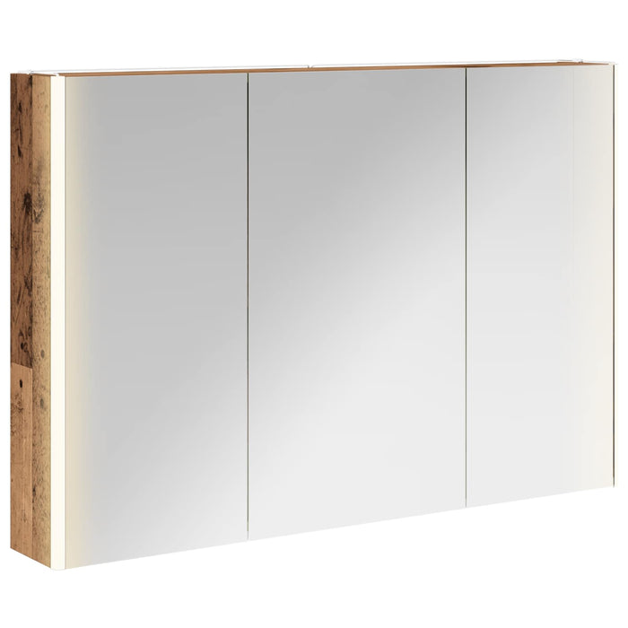 Dulap cu oglindă pentru baie Lemn vechi 103,5 x 15,5 x 70 cm - WALTI WALTI