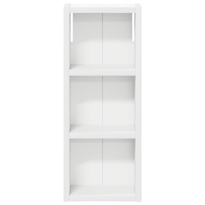 Dulap de perete pentru baie Alb 20 x 10 x 50 cm Lemn prelucrat - WALTI WALTI