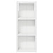 Dulap de perete pentru baie Alb 20 x 10 x 50 cm Lemn prelucrat - WALTI WALTI