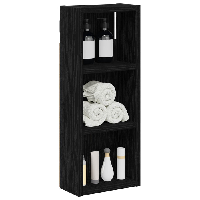 Dulap de perete pentru baie Stejar Negru 20 x 10 x 50 cm - WALTI WALTI