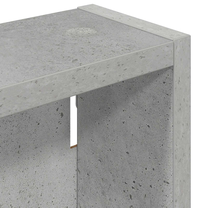 Dulap de perete pentru baie cu raft Gri Beton 20 x 10 x 50 cm - WALTI WALTI