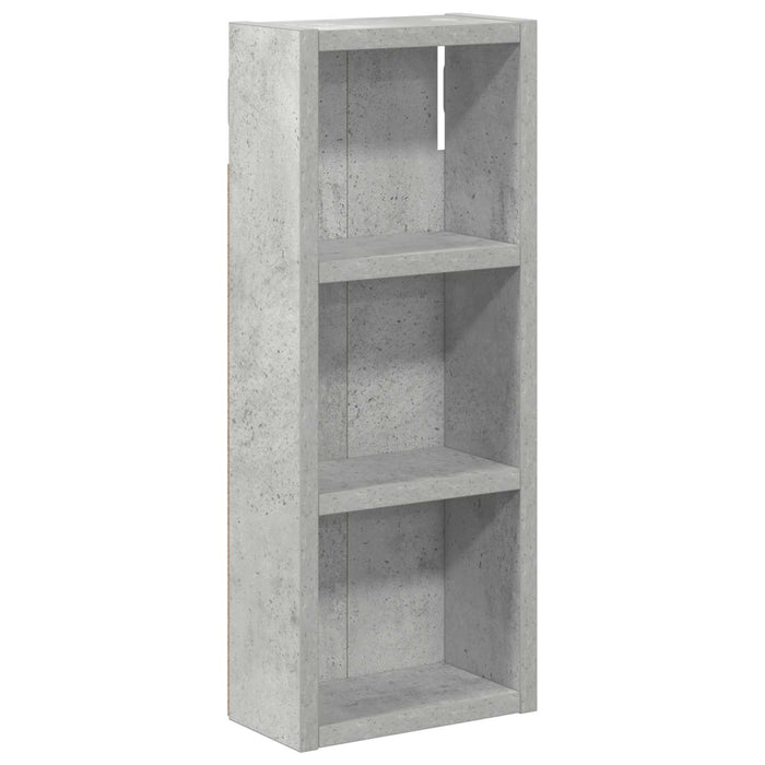 Dulap de perete pentru baie cu raft Gri Beton 20 x 10 x 50 cm - WALTI WALTI