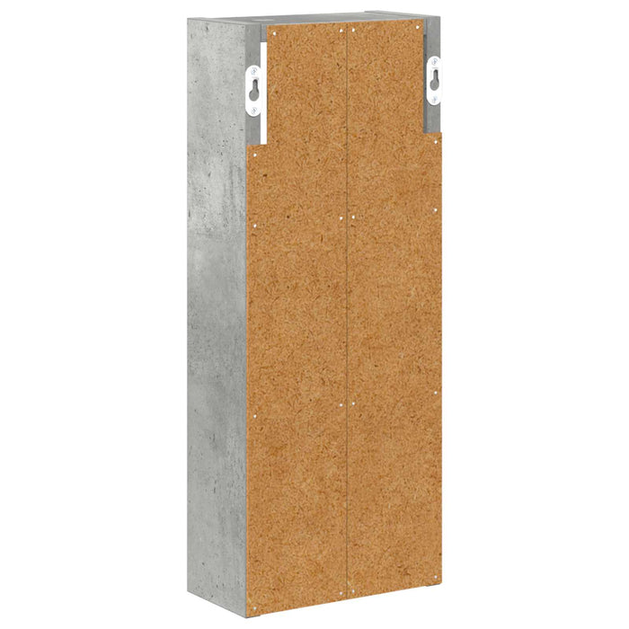 Dulap de perete pentru baie cu raft Gri Beton 20 x 10 x 50 cm - WALTI WALTI