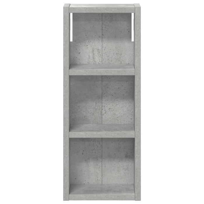Dulap de perete pentru baie cu raft Gri Beton 20 x 10 x 50 cm - WALTI WALTI