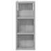 Dulap de perete pentru baie cu raft Gri Beton 20 x 10 x 50 cm - WALTI WALTI