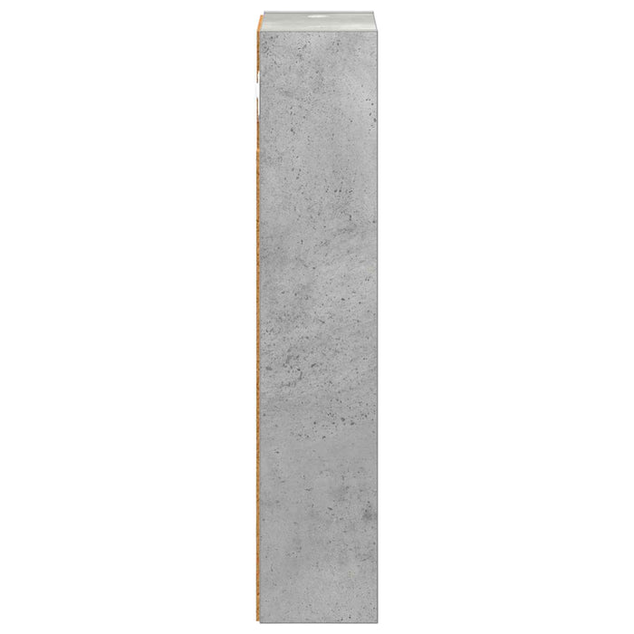 Dulap de perete pentru baie cu raft Gri Beton 20 x 10 x 50 cm - WALTI WALTI