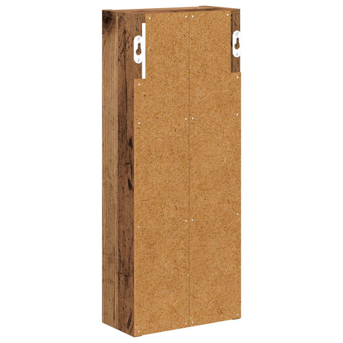 Dulap de perete pentru baie cu raft Lemn vechi 20 x 10 x 50 cm - WALTI WALTI