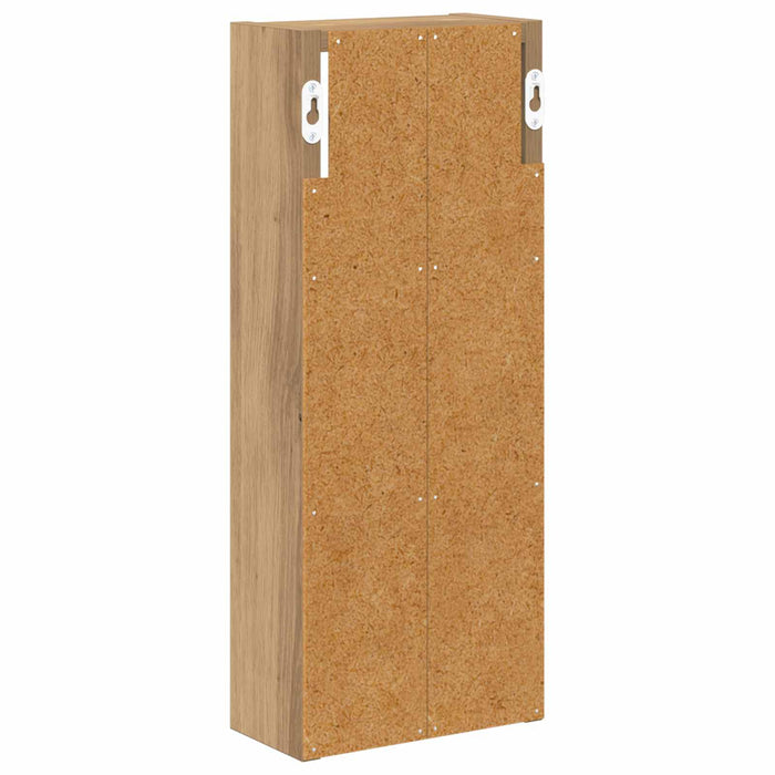 Dulap de perete pentru baie Stejar artizanal 20 x 10 x 50 cm - WALTI WALTI