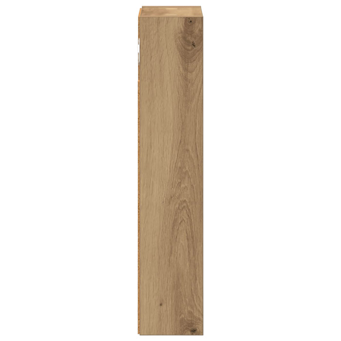 Dulap de perete pentru baie Stejar artizanal 20 x 10 x 50 cm - WALTI WALTI