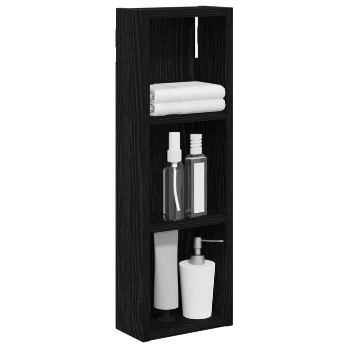 Dulap de perete pentru baie Stejar Negru 20 x 10 x 60,5 cm - WALTI WALTI