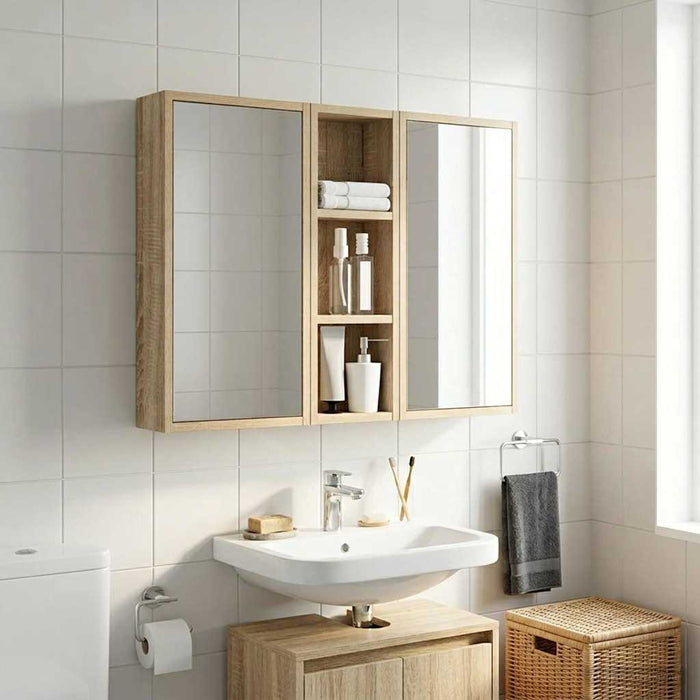 Dulap de perete pentru baie Stejar Sonoma 20 x 10 x 60,5 cm - WALTI WALTI
