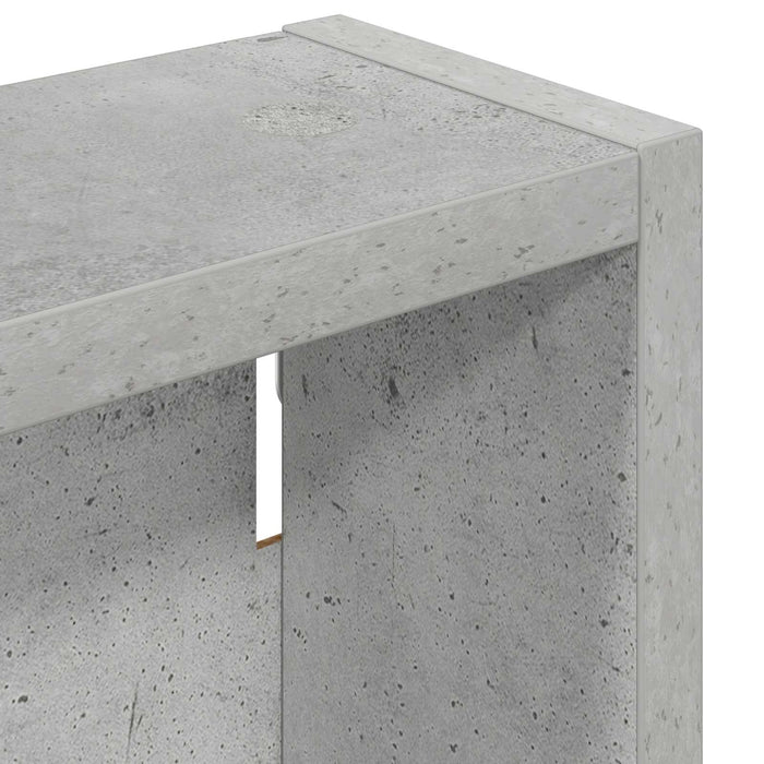 Dulap de perete pentru baie cu raft Gri Beton 20 x 10 x 60,5 cm - WALTI WALTI