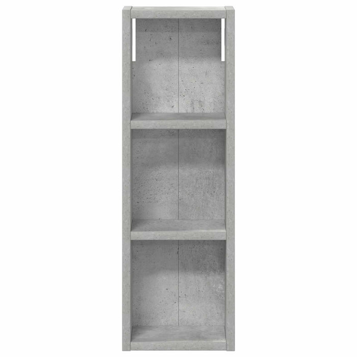 Dulap de perete pentru baie cu raft Gri Beton 20 x 10 x 60,5 cm - WALTI WALTI