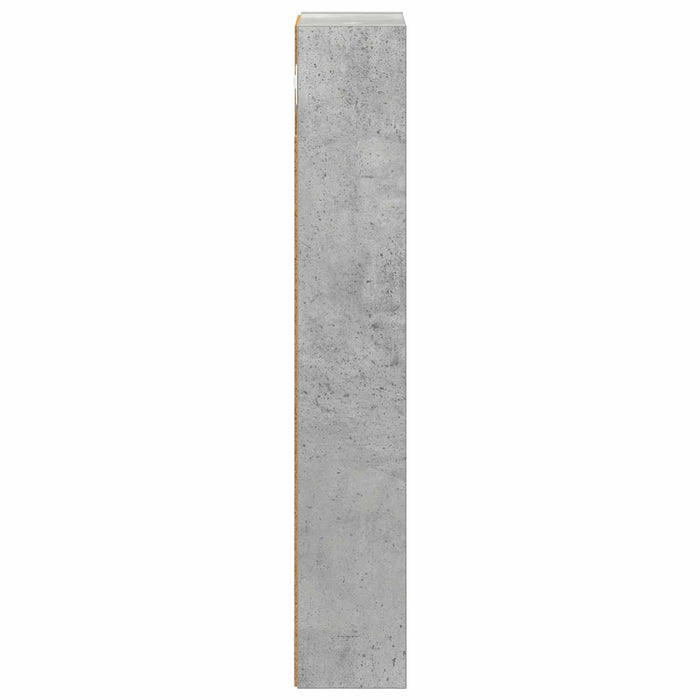 Dulap de perete pentru baie cu raft Gri Beton 20 x 10 x 60,5 cm - WALTI WALTI