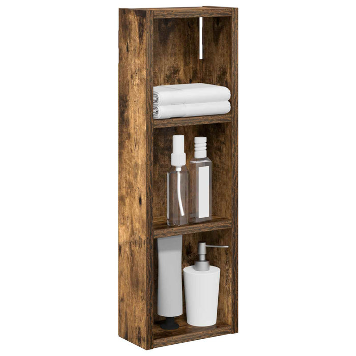 Dulap de perete pentru baie Stejar Afumat 20 x 10 x 60,5 cm - WALTI WALTI