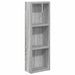 Dulap de perete pentru baie Sonoma gri 20 x 10 x 60,5 cm - WALTI WALTI