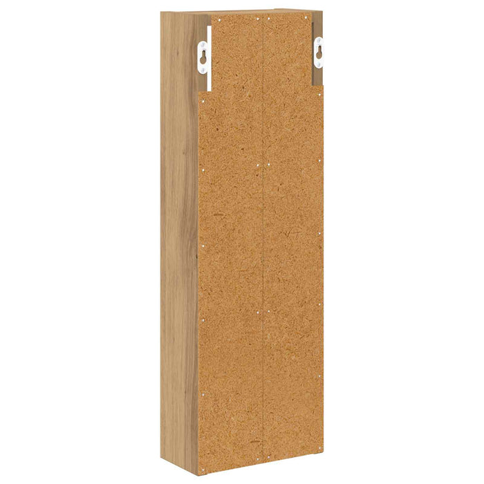 Dulap de perete pentru baie Stejar artizanal 20 x 10 x 60,5 cm - WALTI WALTI