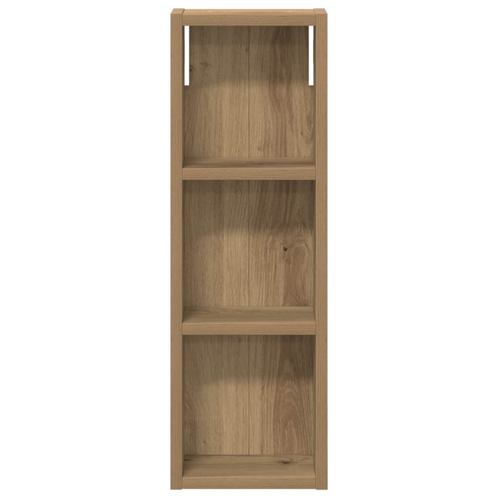 Dulap de perete pentru baie Stejar artizanal 20 x 10 x 60,5 cm - WALTI WALTI