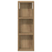 Dulap de perete pentru baie Stejar artizanal 20 x 10 x 60,5 cm - WALTI WALTI