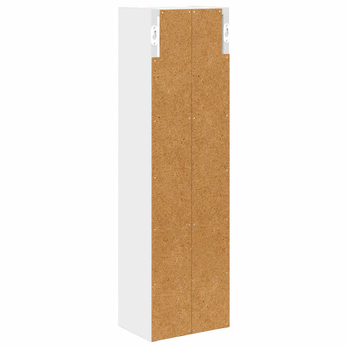 Dulap de perete pentru baie Alb 20 x 14 x 70 cm Lemn prelucrat - WALTI WALTI