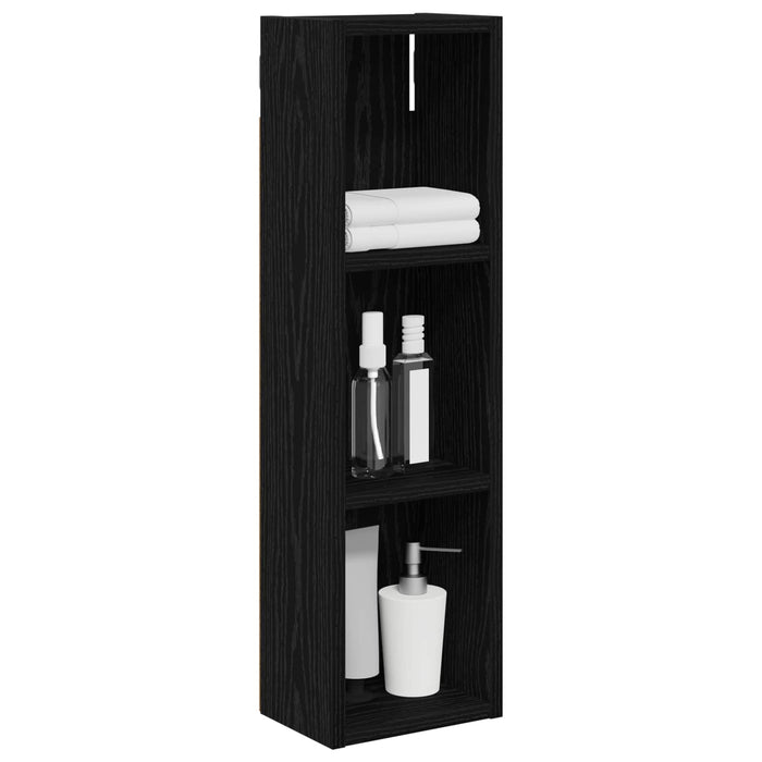 Dulap de perete pentru baie Stejar Negru 20 x 14 x 70 cm - WALTI WALTI
