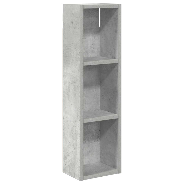 Dulap de perete pentru baie cu raft Gri Beton 20 x 14 x 70 cm - WALTI WALTI