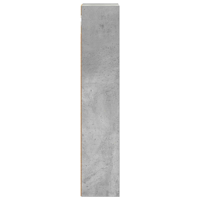 Dulap de perete pentru baie cu raft Gri Beton 20 x 14 x 70 cm - WALTI WALTI