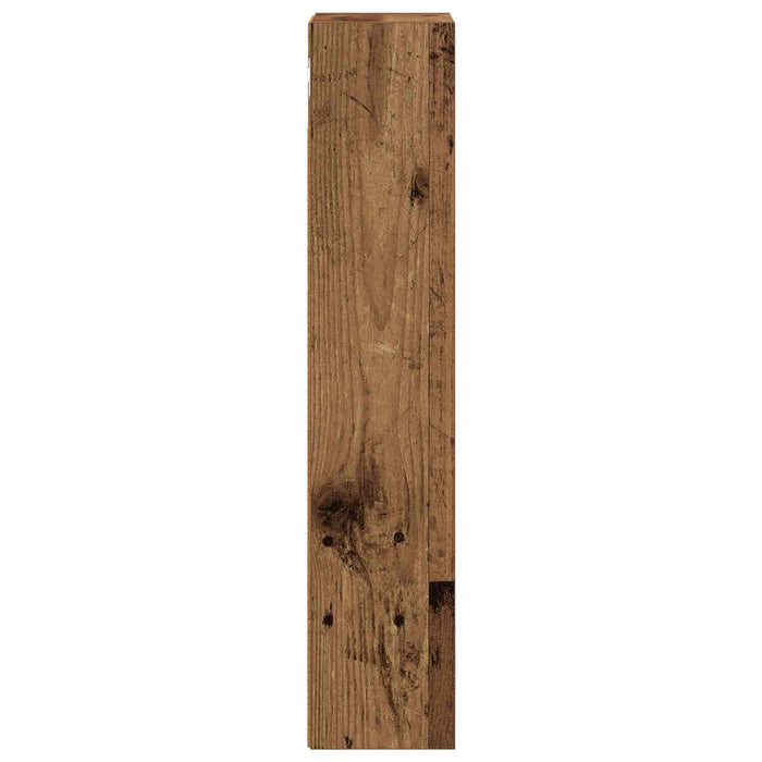 Dulap de perete pentru baie cu raft Lemn vechi 20 x 14 x 70 cm - WALTI WALTI