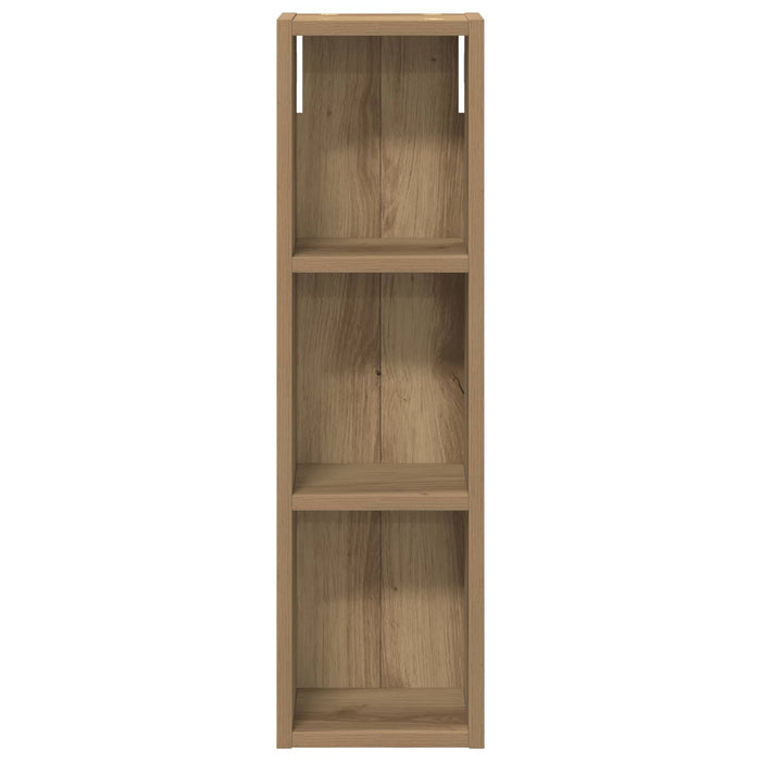 Dulap de perete pentru baie Stejar artizanal 20 x 14 x 70 cm - WALTI WALTI