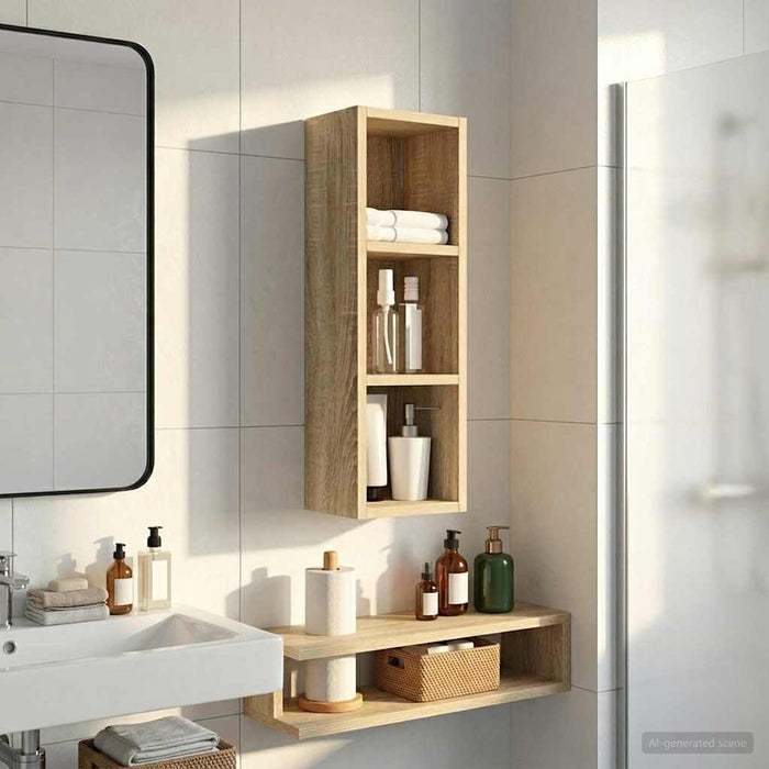 Dulap de perete pentru baie Stejar Sonoma 20 x 16 x 62,5 cm - WALTI WALTI