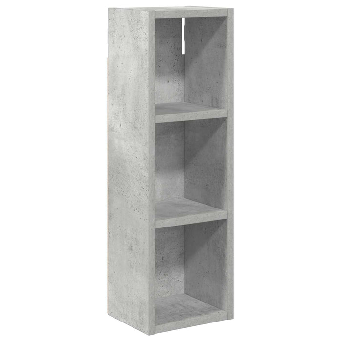 Dulap de perete pentru baie cu raft Gri Beton 20 x 16 x 62,5 cm - WALTI WALTI