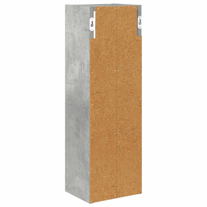 Dulap de perete pentru baie cu raft Gri Beton 20 x 16 x 62,5 cm - WALTI WALTI