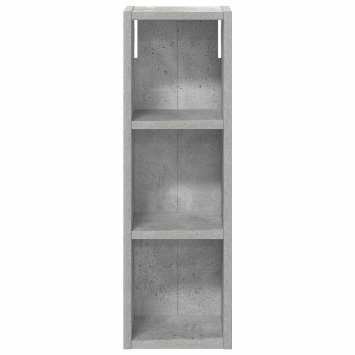 Dulap de perete pentru baie cu raft Gri Beton 20 x 16 x 62,5 cm - WALTI WALTI