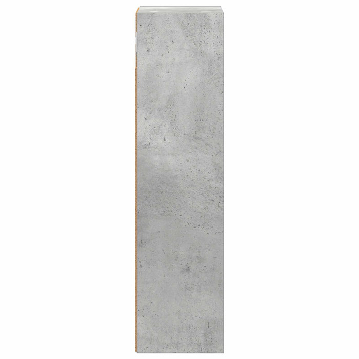 Dulap de perete pentru baie cu raft Gri Beton 20 x 16 x 62,5 cm - WALTI WALTI