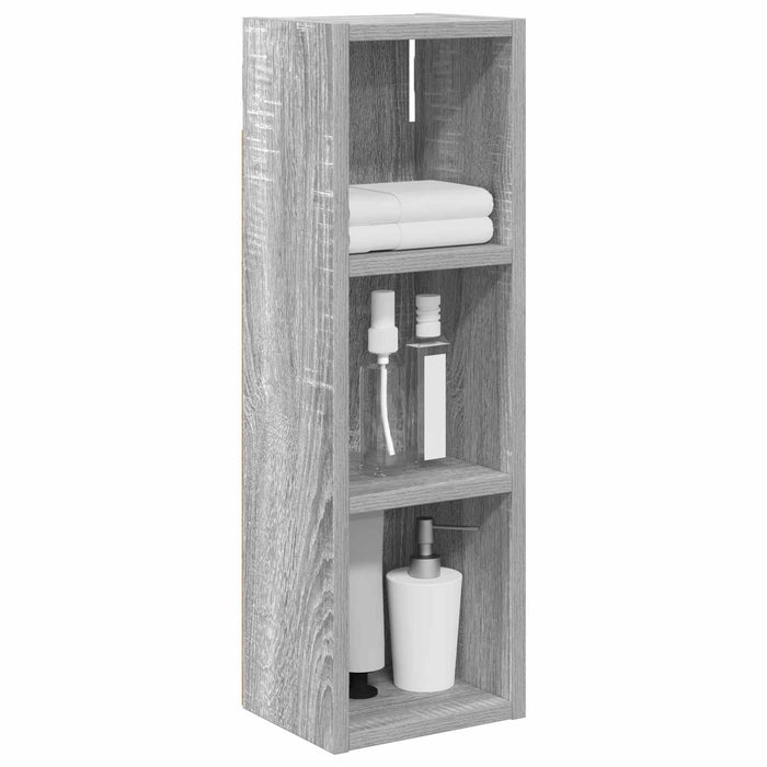 Dulap de perete pentru baie Sonoma gri 20 x 16 x 62,5 cm - WALTI WALTI