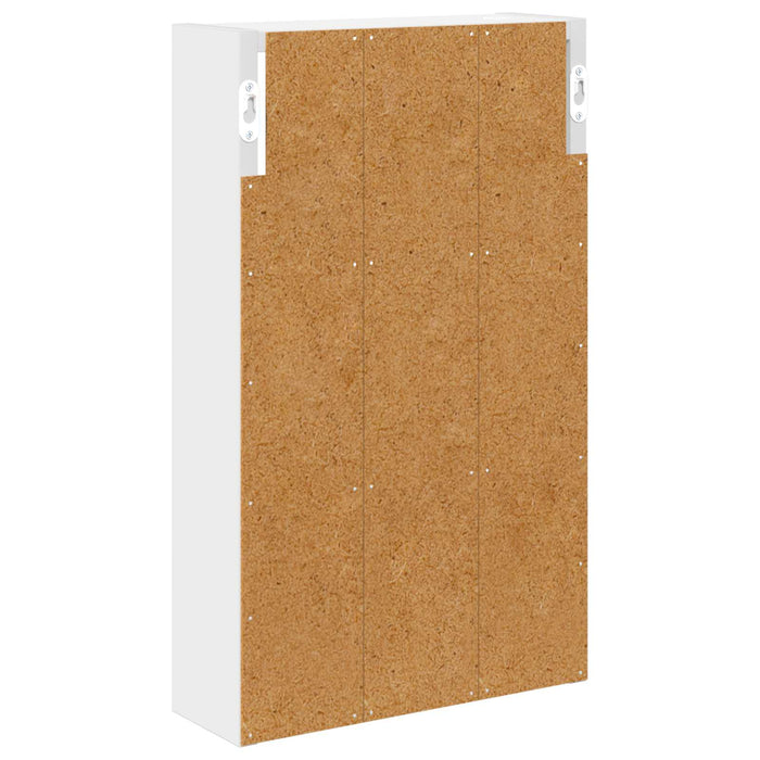 Dulap de perete pentru baie Alb 30 x 10 x 50 cm Lemn prelucrat - WALTI WALTI