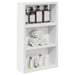 Dulap de perete pentru baie Alb 30 x 10 x 50 cm Lemn prelucrat - WALTI WALTI
