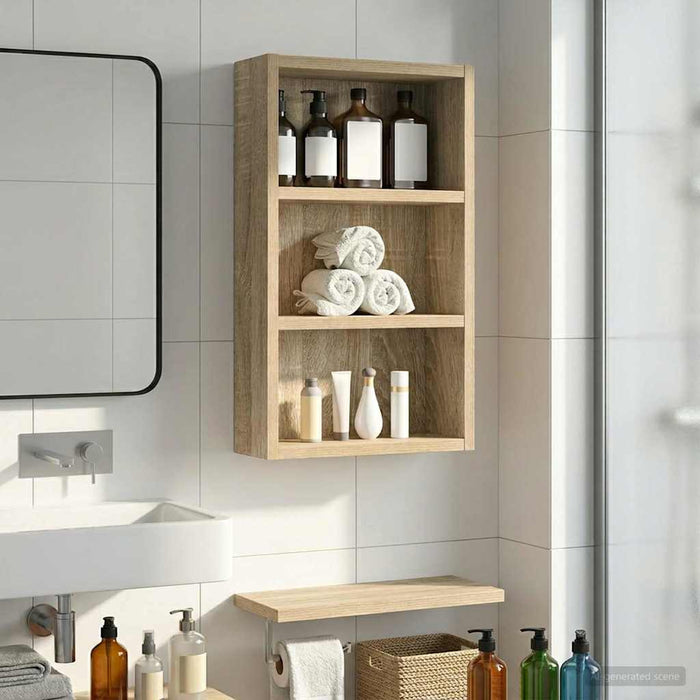 Dulap de perete pentru baie Stejar Sonoma 30 x 10 x 50 cm - WALTI WALTI