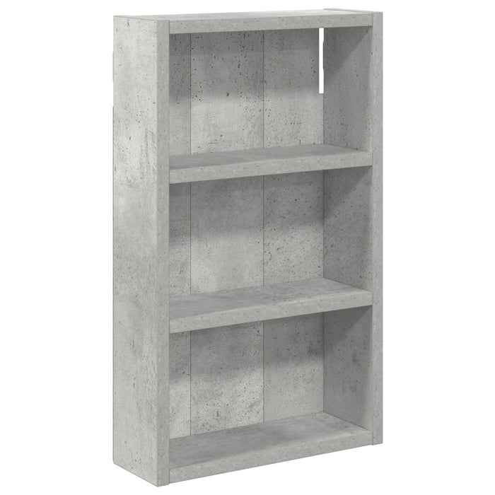 Dulap de perete pentru baie cu raft Gri Beton 30 x 10 x 50 cm - WALTI WALTI