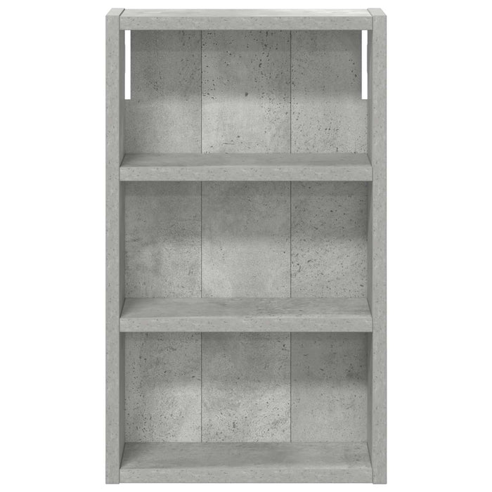 Dulap de perete pentru baie cu raft Gri Beton 30 x 10 x 50 cm - WALTI WALTI
