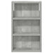 Dulap de perete pentru baie cu raft Gri Beton 30 x 10 x 50 cm - WALTI WALTI