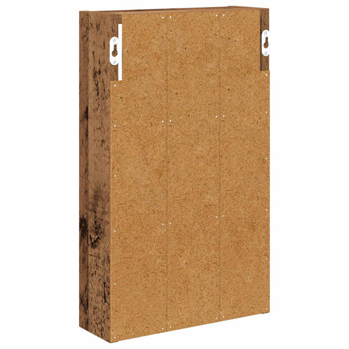 Dulap de perete pentru baie cu raft Lemn vechi 30 x 10 x 50 cm - WALTI WALTI